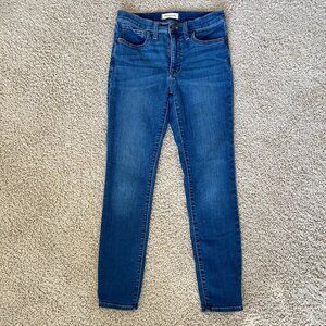 Madewell 9" Mid-Rise Skinny Jeans Sz 27
